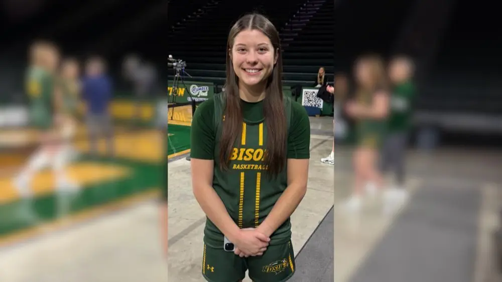 North Dakota State women's basketball guard^ Jocelyn Schiller