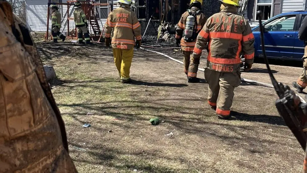 Battle Lake house fire