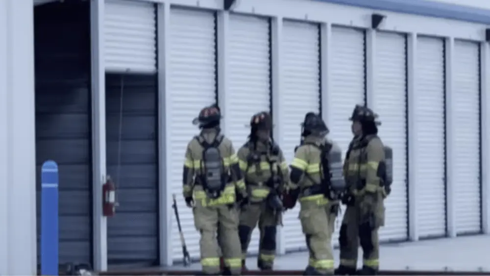 North Fargo storage unit fire