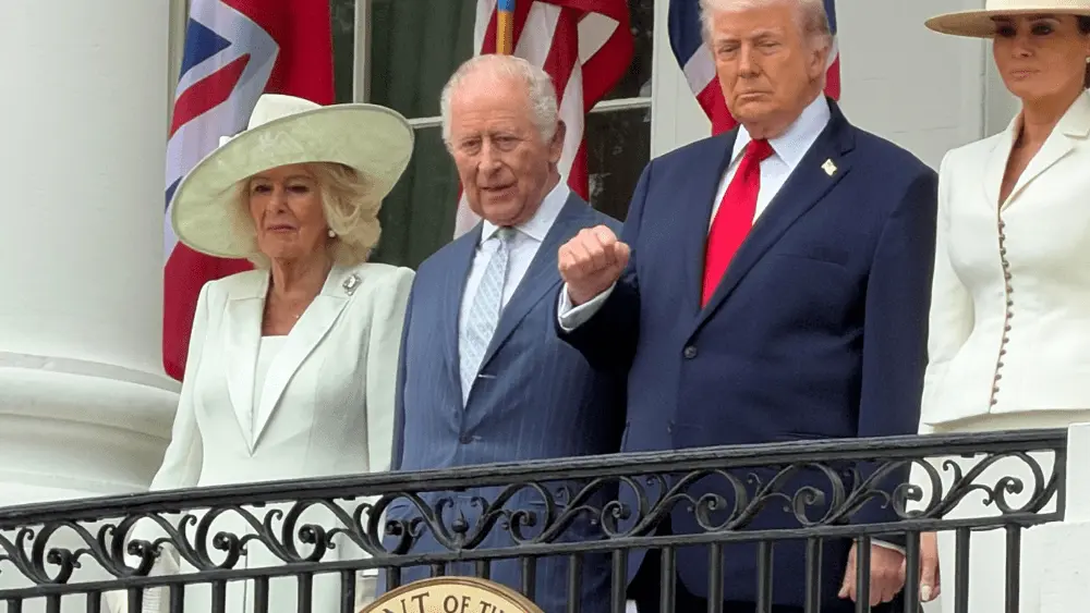 President Donald Trump King Charles