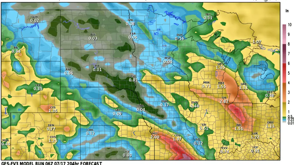 rainfall