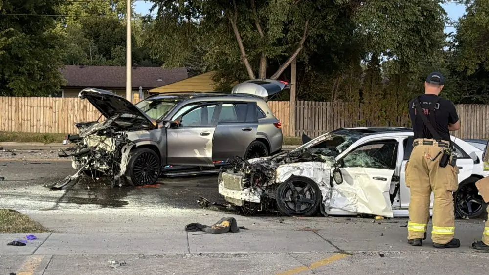 Fargo crash scene