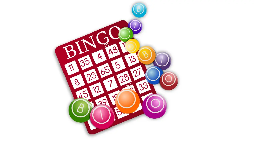 bingo card and numbers