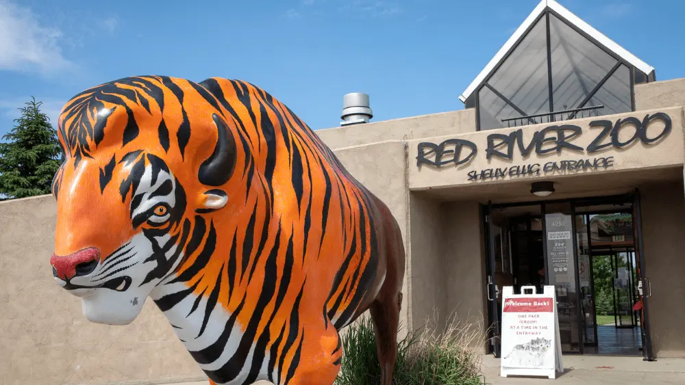 Red River Zoo entrance