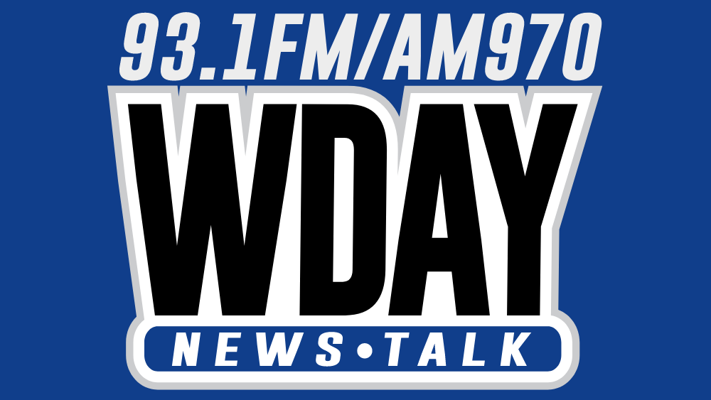 Logo for AM 970 and FM 93.1 WDAY