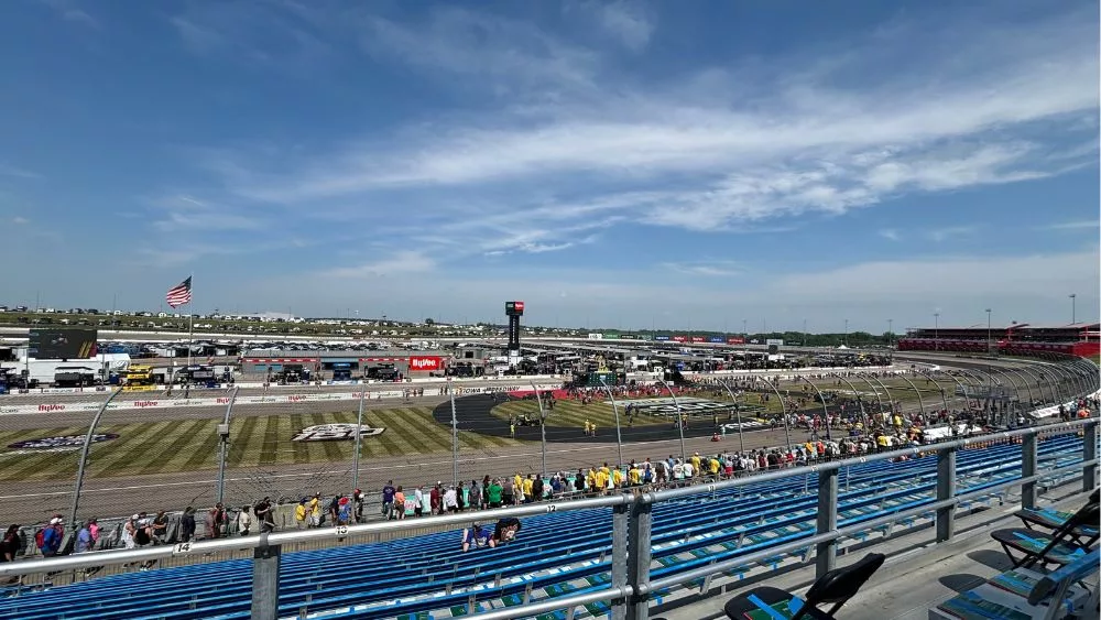 Blaney sets career high in laps led with Iowa Corn 350 win | WDAY Radio ...