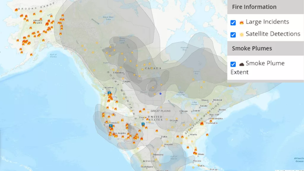 Fire and Smoke Map