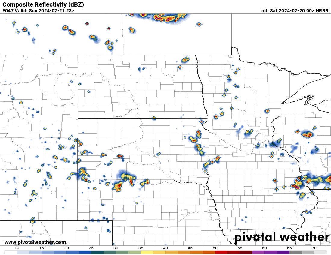 Sim Radar 6:00 pm CDT 7/21/24