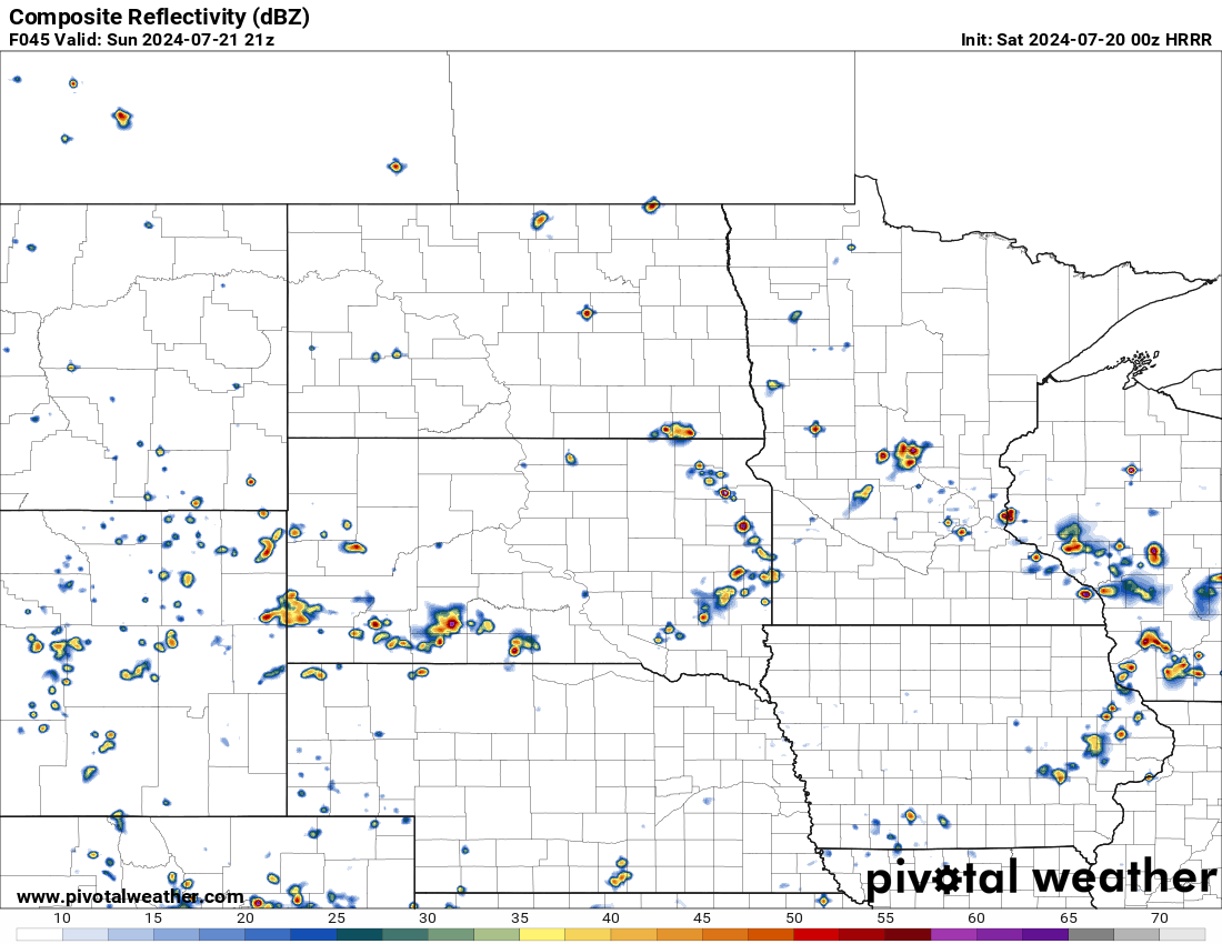 Sim Radar 4:00 pm CDT 7/21/24