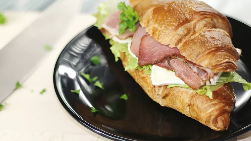 Photo shows sandwich.