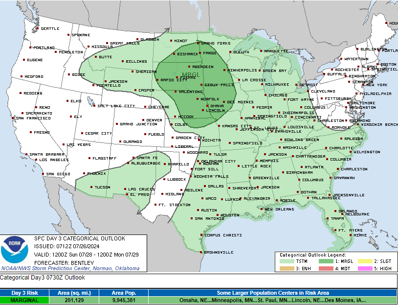 day three outlook for 7/29/24