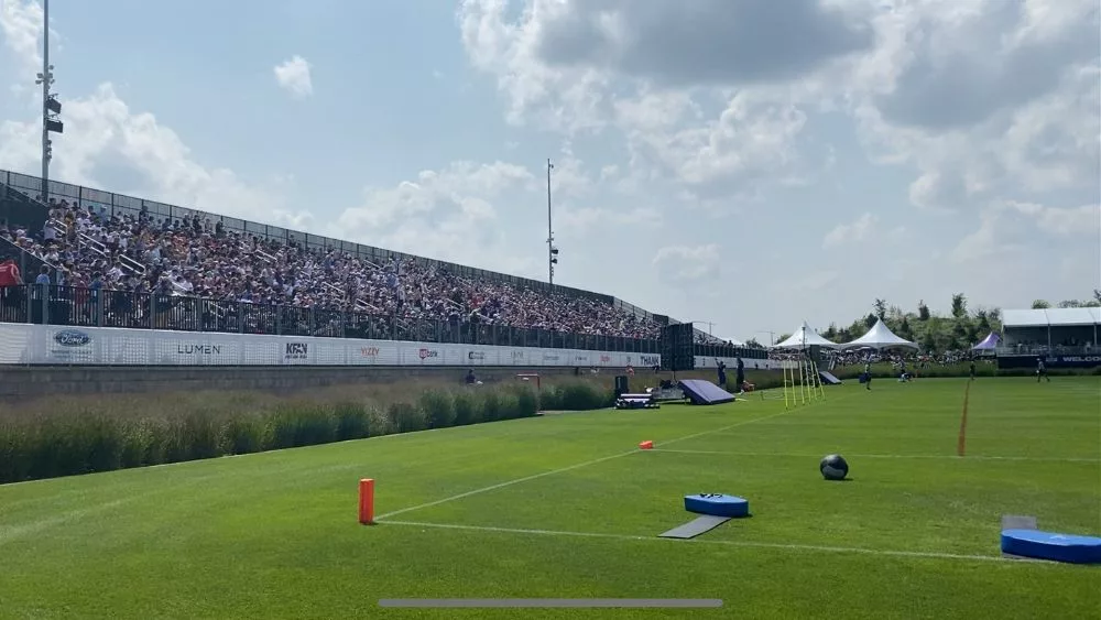Minnesota Vikings crowd at TCO Performance Center