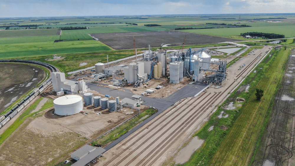 Casselton Soybean Processing Plant Aerial Photo