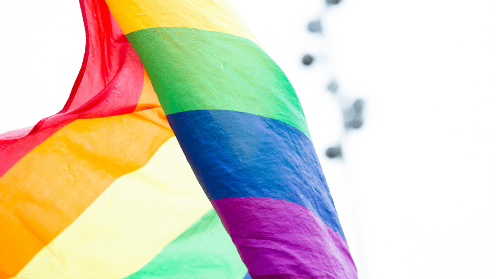 Stock Image of a Pride Flag