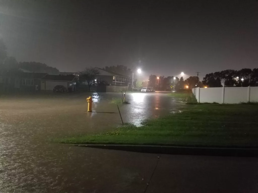 Flash Flooding Through Neighborhood