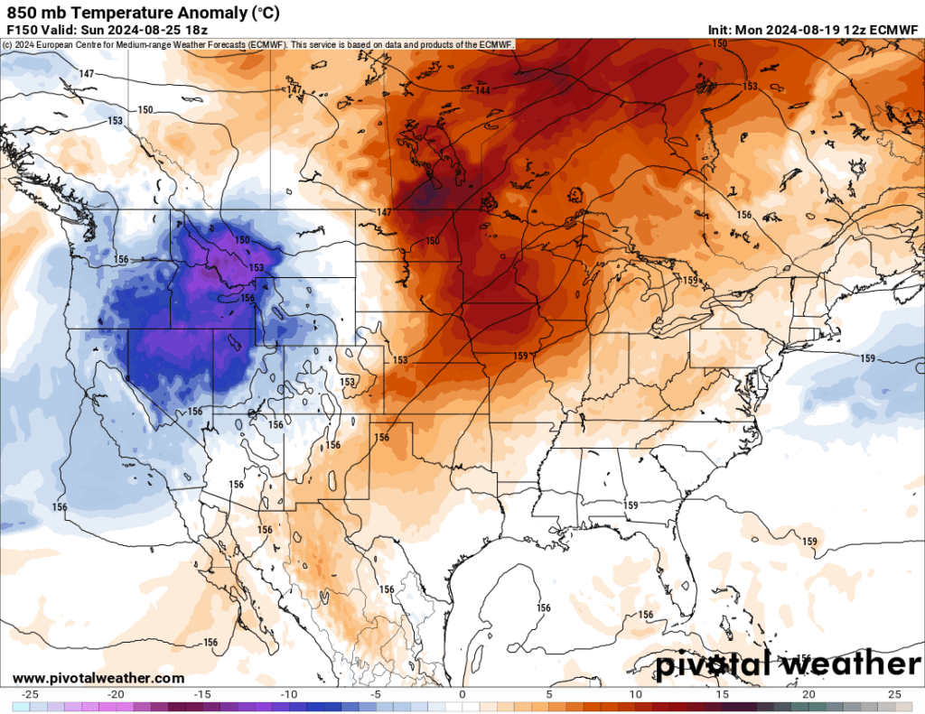 850 mb Temperature Anomaly