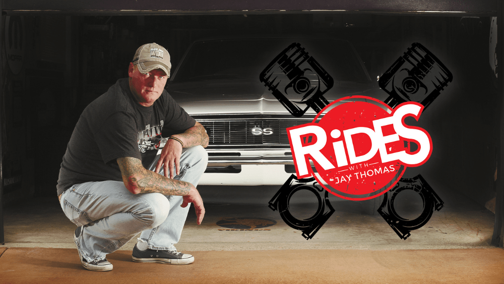 Rides with Jay Thomas logo