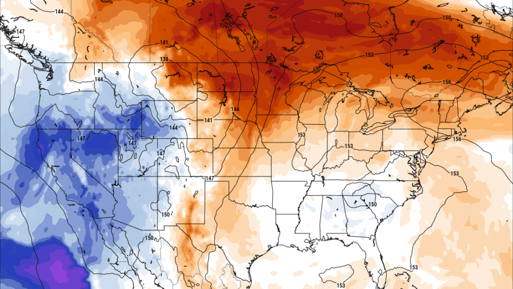 850 mb Temperature Anom via 0z ECMWF: Pivotal Weather