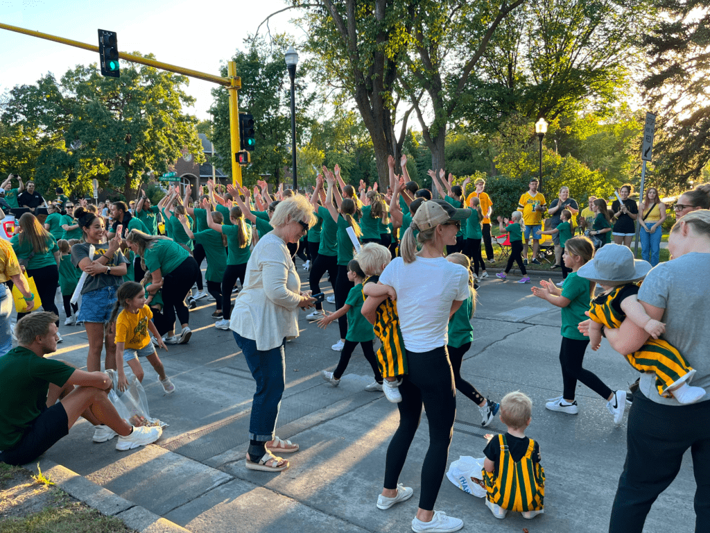 Homecoming parade at NDSU