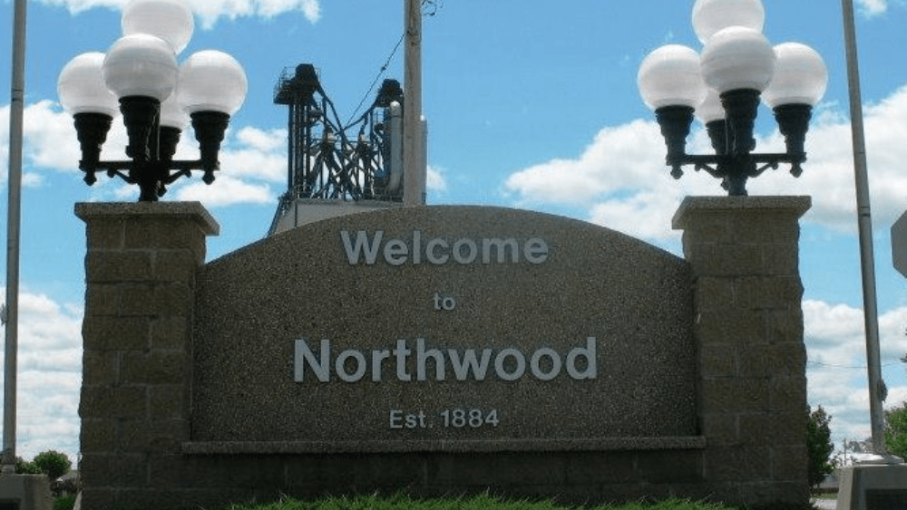 A sign that says Welcome to Northwood