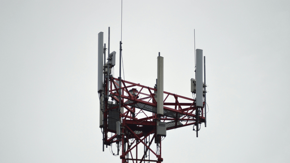 Stock Image of a Cell Phone Tower