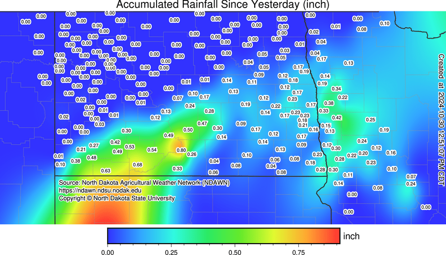 Tue. rainfall