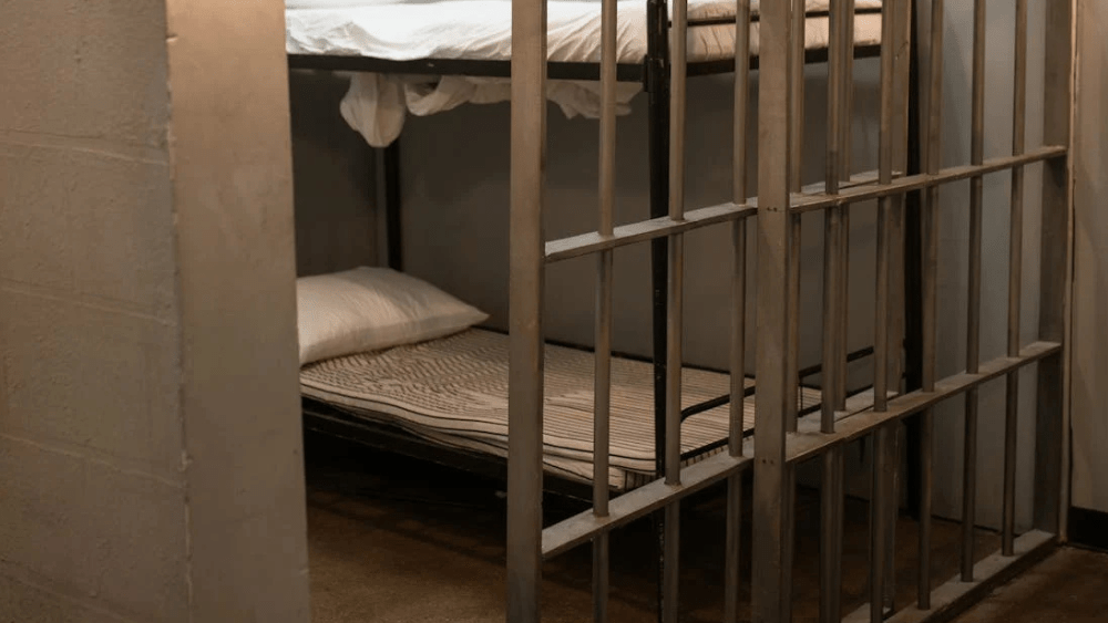 Stock Image of a prison cell