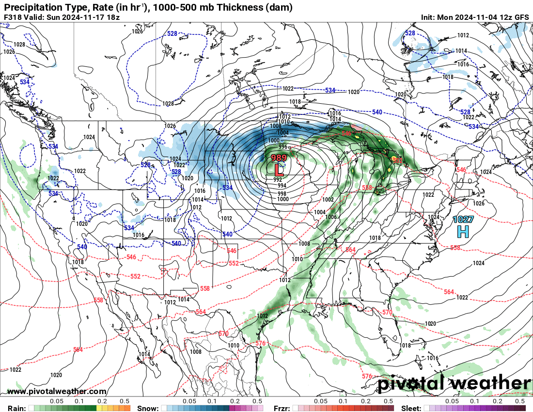 Weekend storm