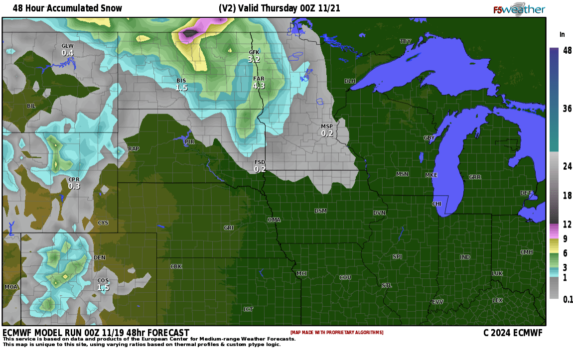 Upcoming snow