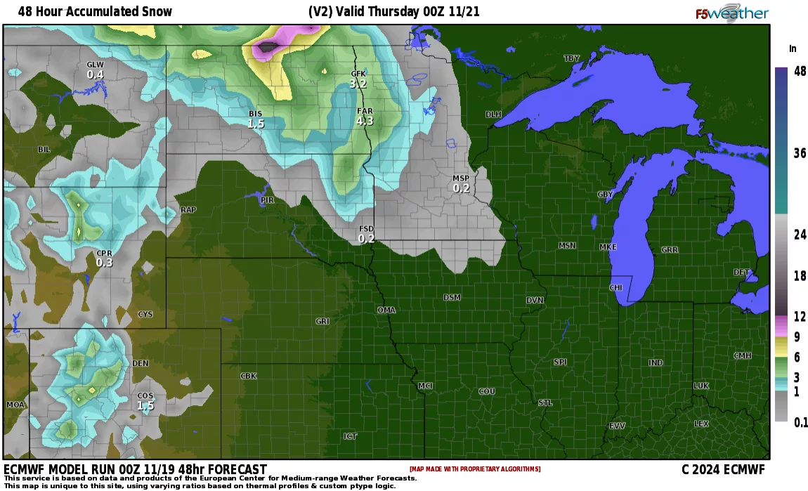 Upcoming snow