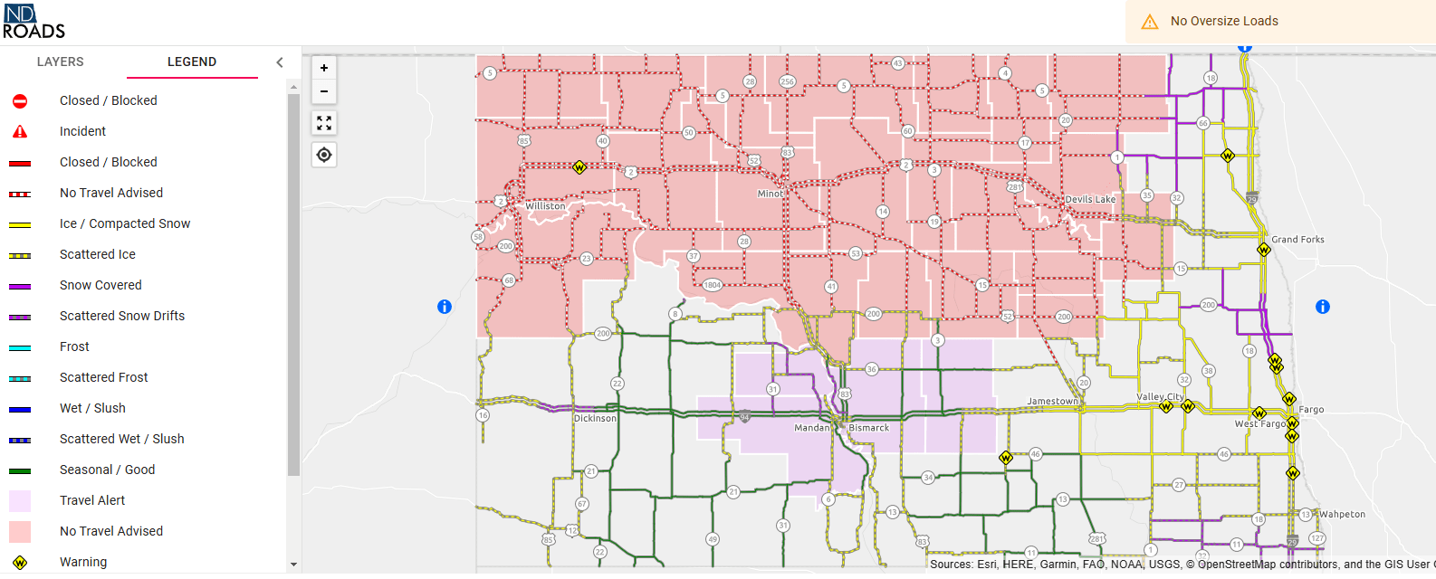 ROAD CONDITIONS