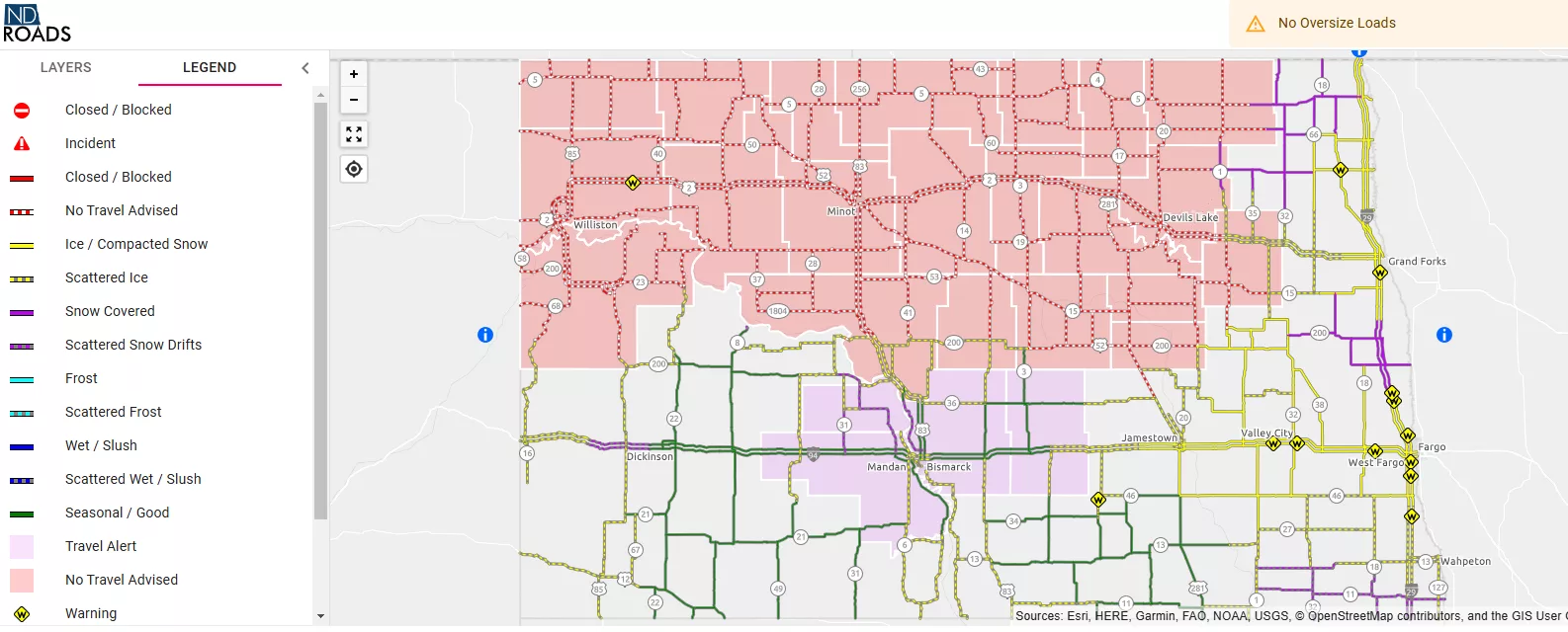 ROAD CONDITIONS