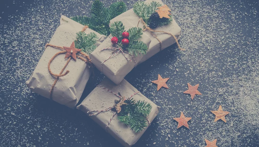 Several Christmas gifts