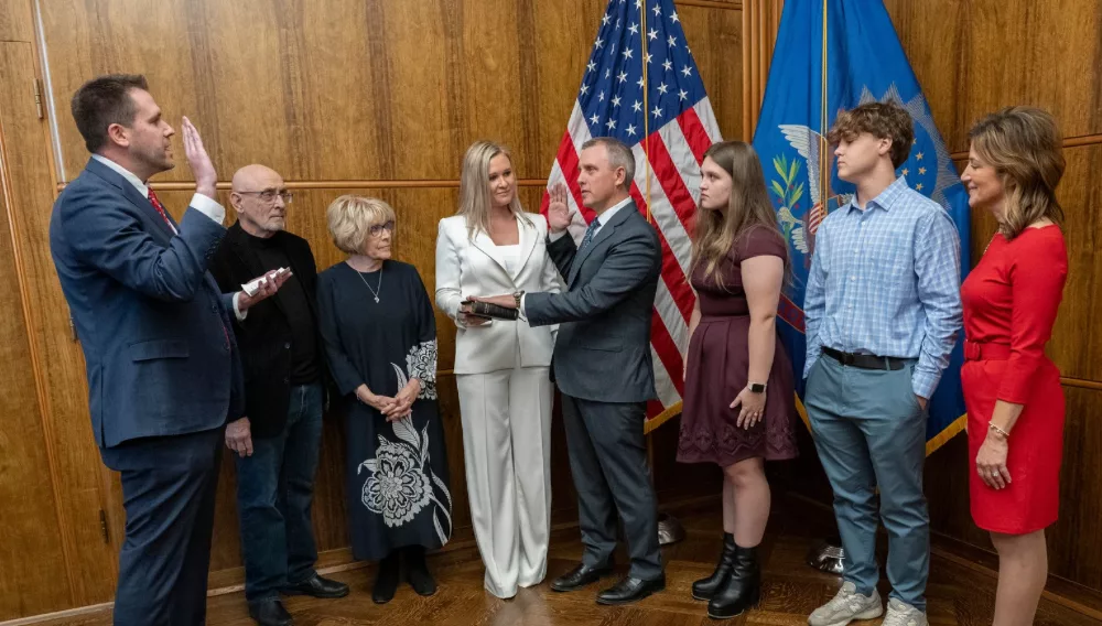 Oath of office given