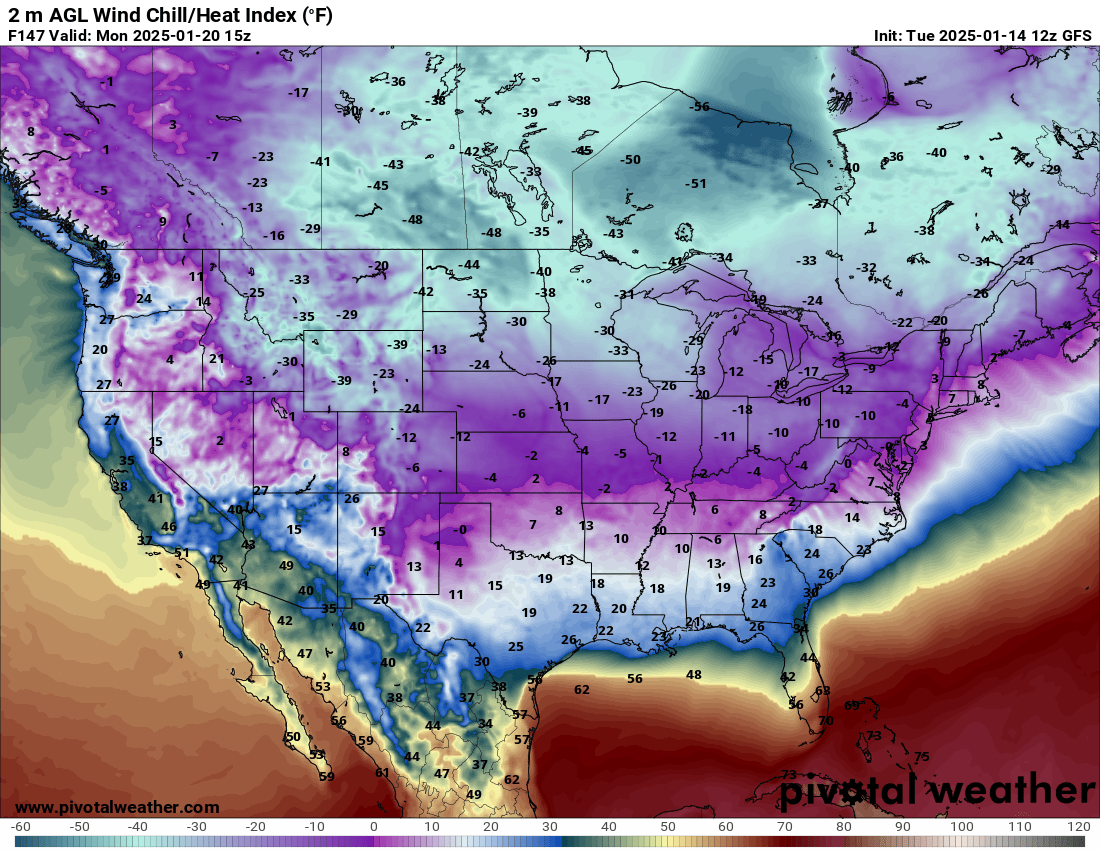 Wind chills