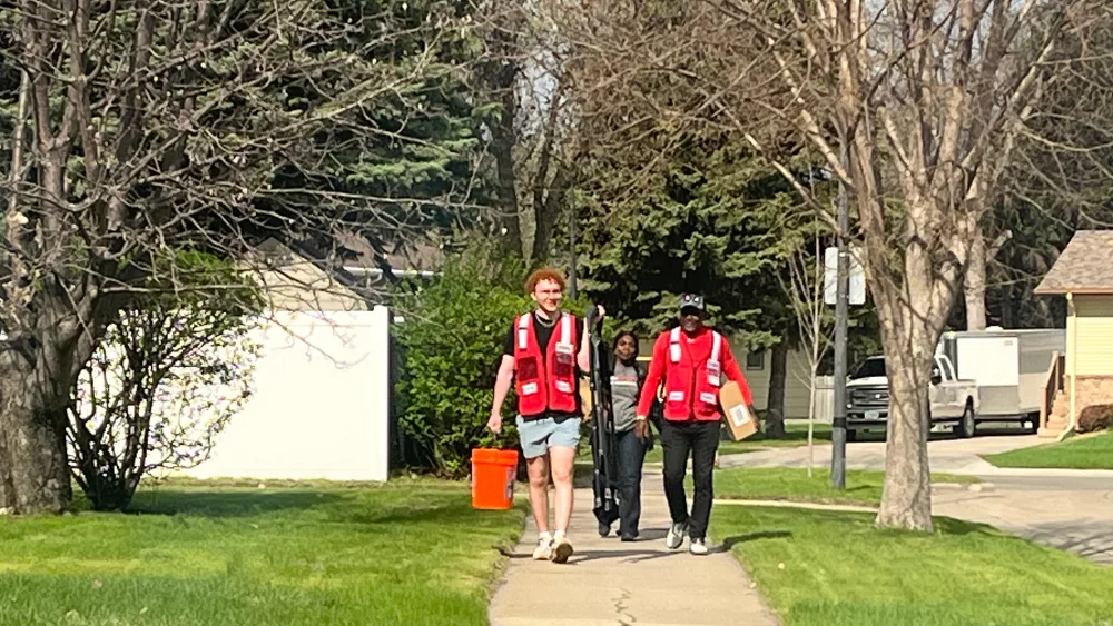 American Red Cross volunteers