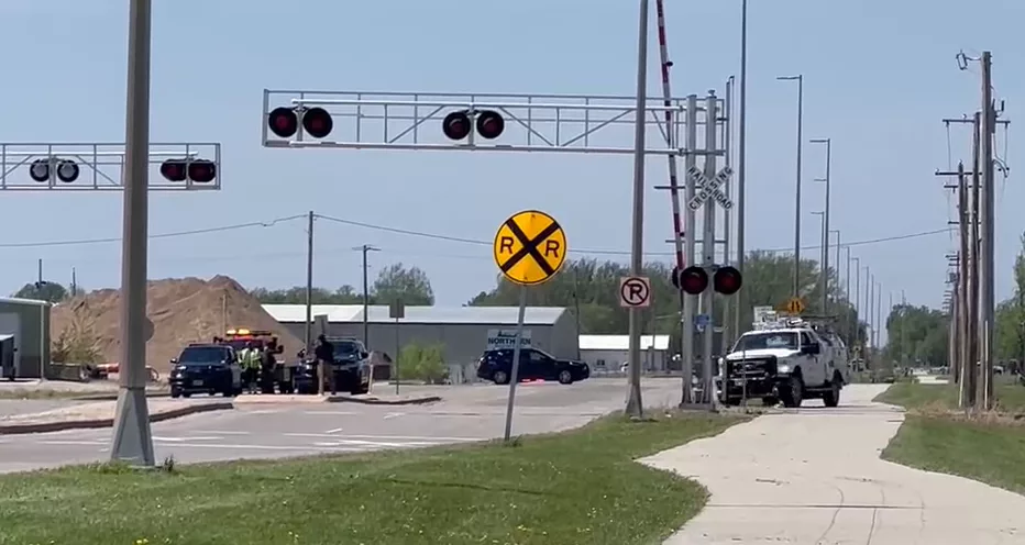 West Fargo train pickup