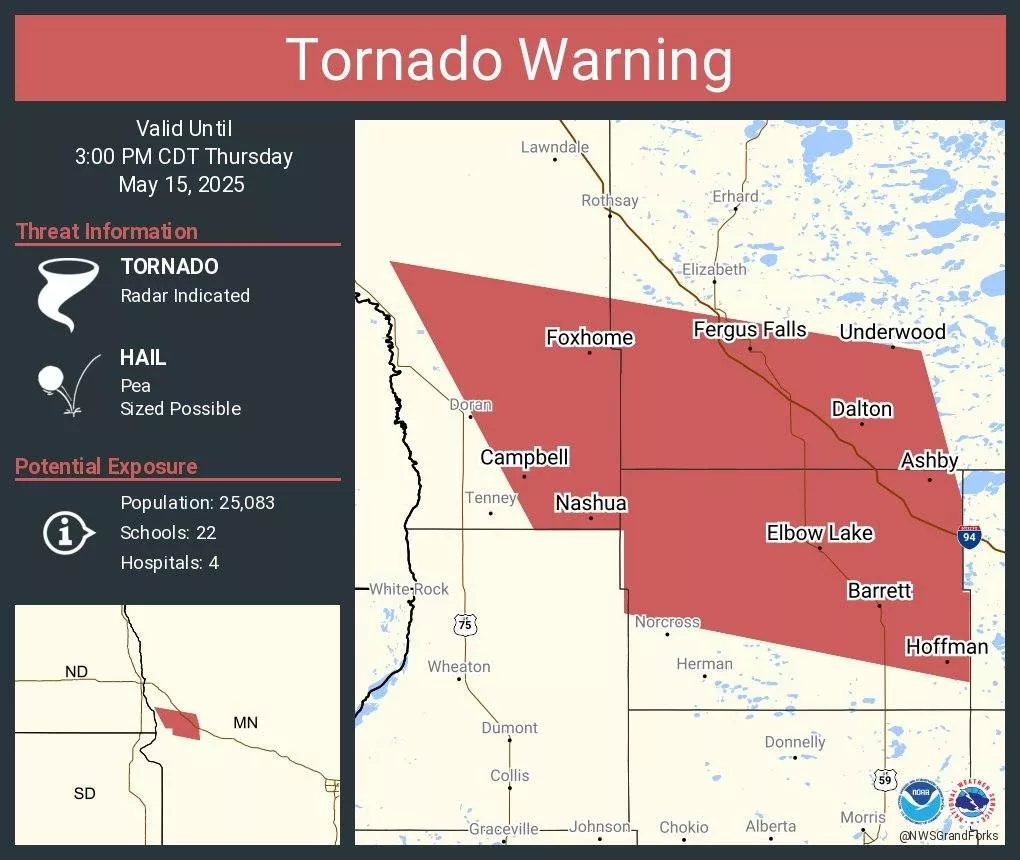 Tornado warning