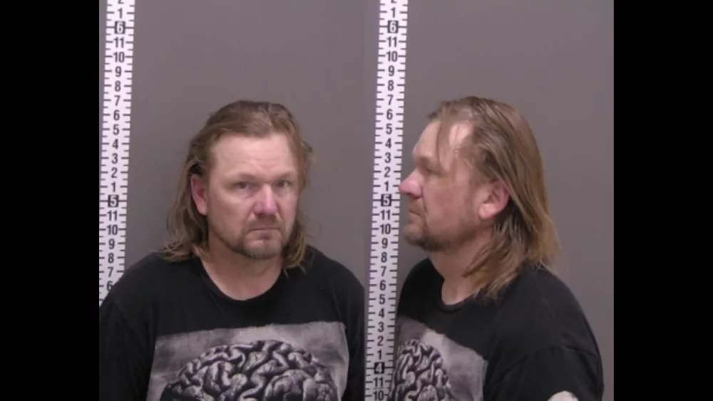 Mugshot of 48-year old Billy Jo Kopperud who allegedly decided to run from officers during a traffic stop and touched off a weekend police pursuit in West Fargo