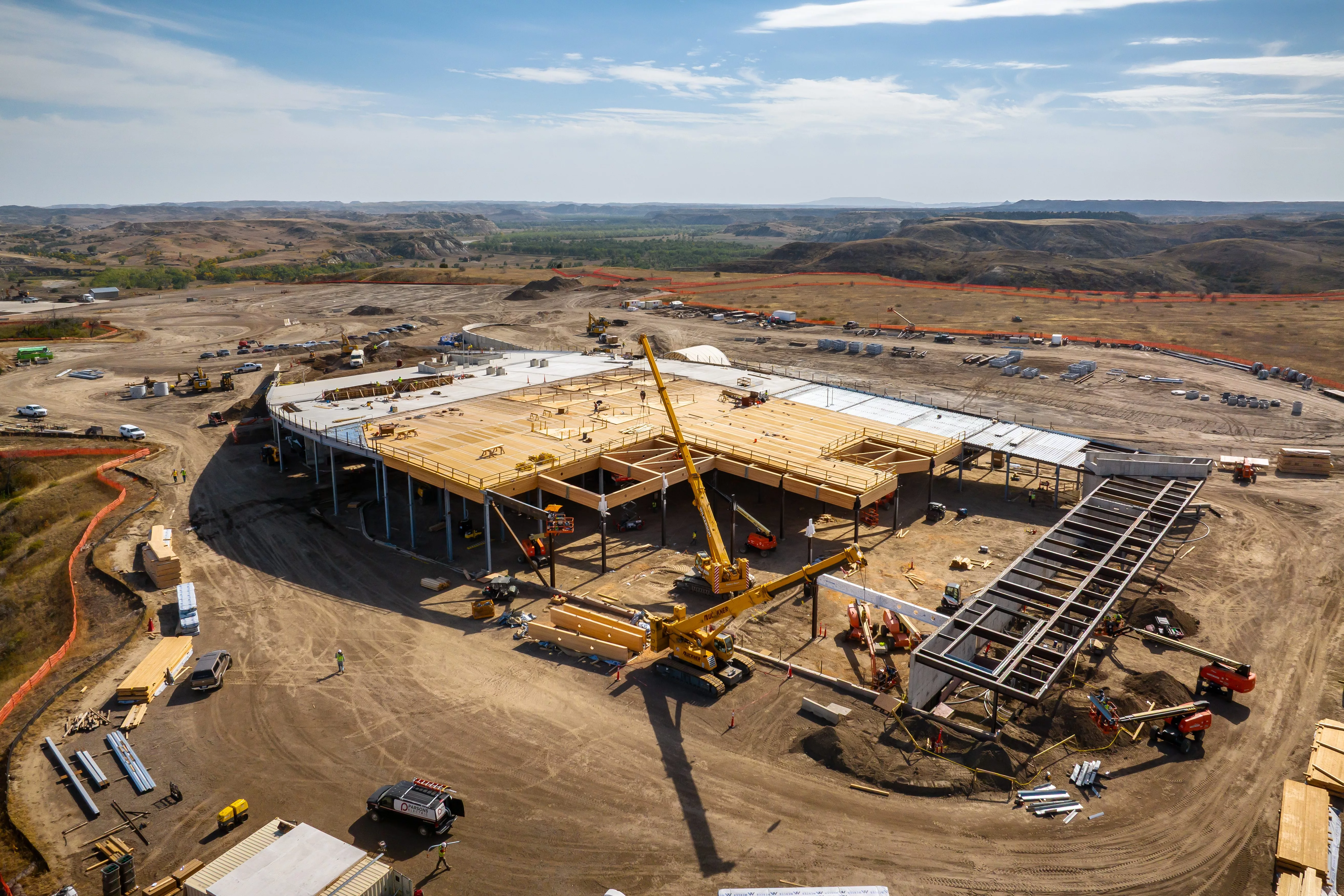 Phase one of Theodore Roosevelt Presidential Library construction