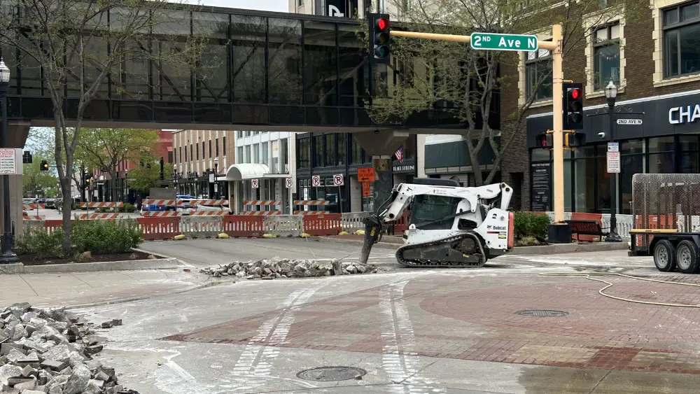 Image of downtown Fargo work