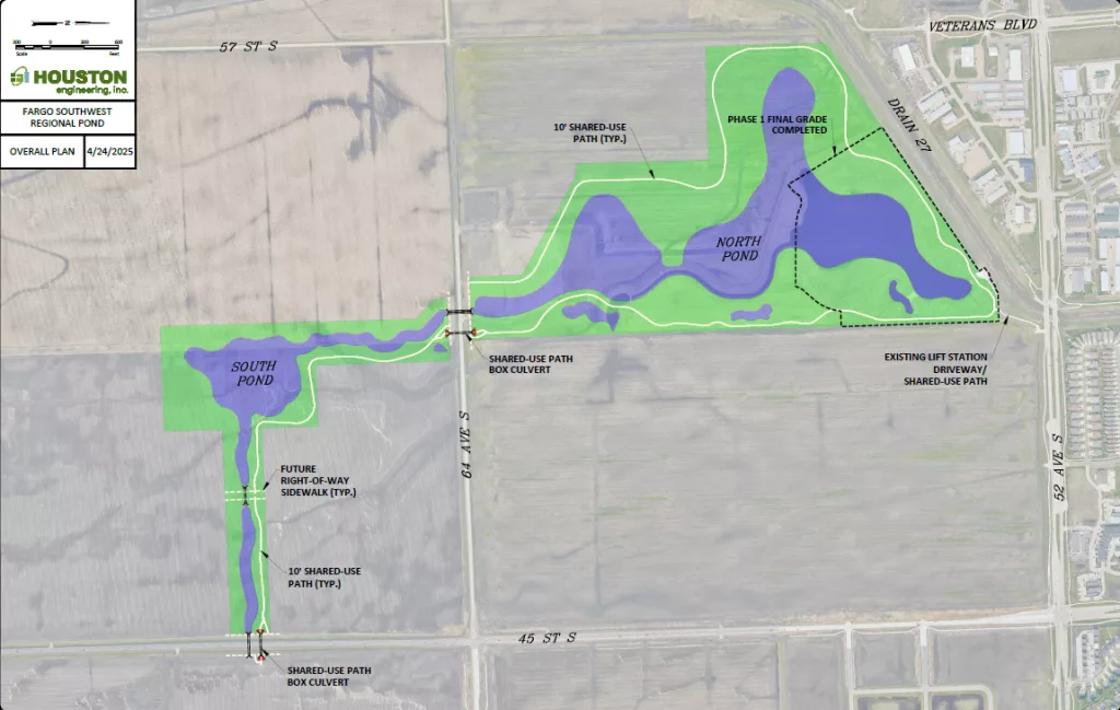 Lake Fargo map