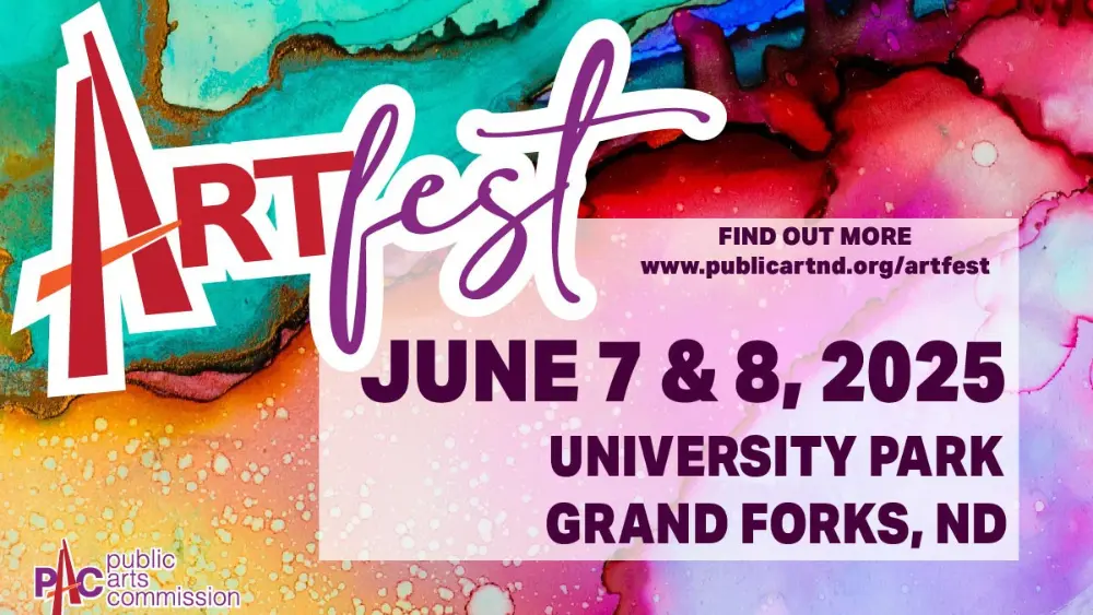 Image of billboard for ArtFest in Grand Forks