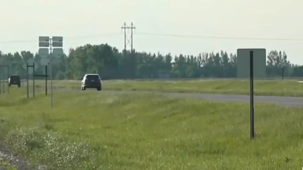 Image of rural Clay County near the scene of the crash at 60th Avenue S and Old Highway 52