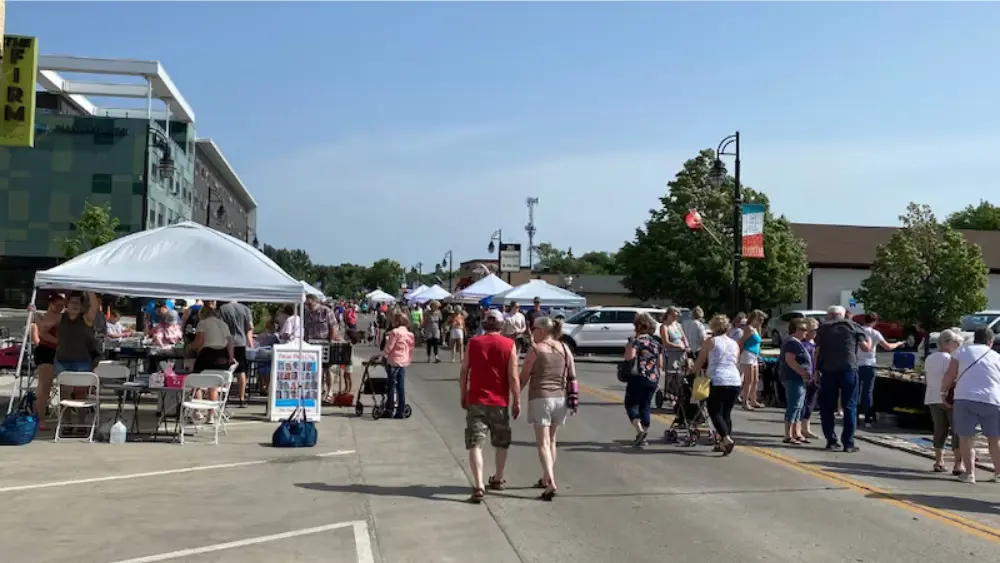 Image of scene at prior West Fargo Street Fair event
