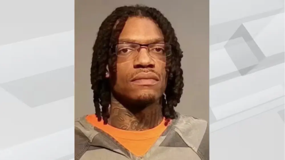 Booking photo of Jerome Anthony Thomas III (Credit: VNL)