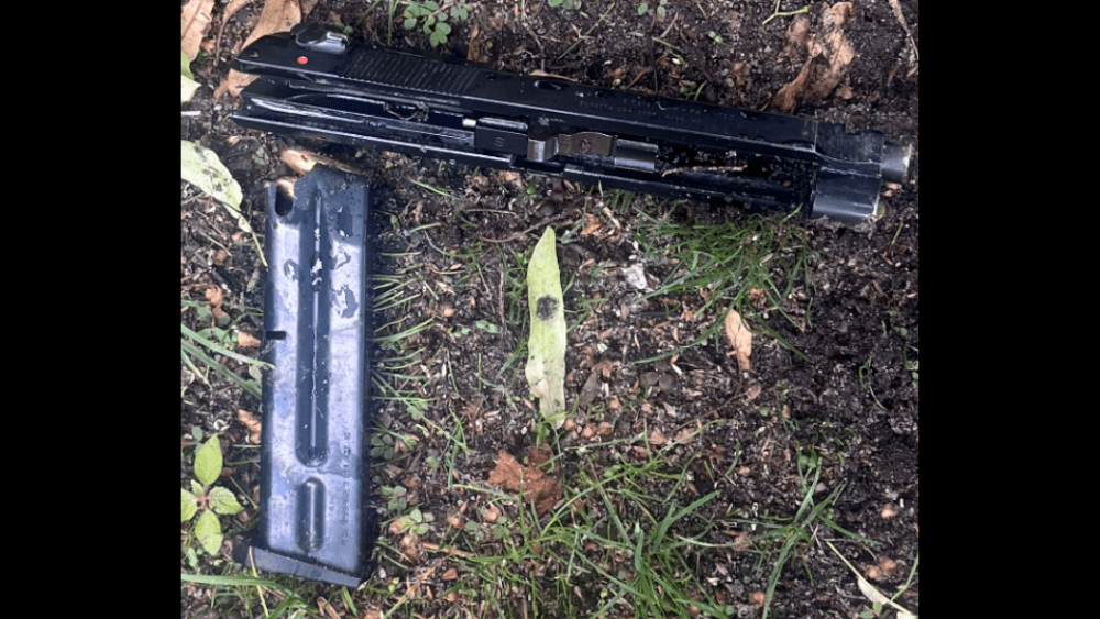 Components of recovered Beretta 92 9mm handgun believed to be used in shootings (Photo: USAO-MN)