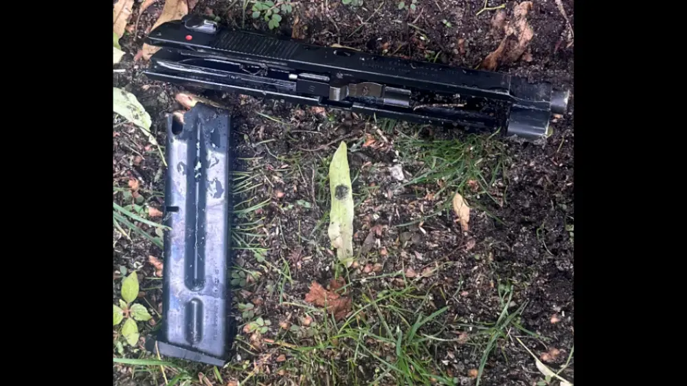 Components of recovered Beretta 92 9mm handgun believed to be used in shootings (Photo: USAO-MN)