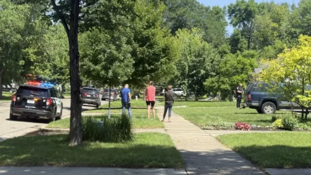 Scene at possible Moorhead drive-by shooting