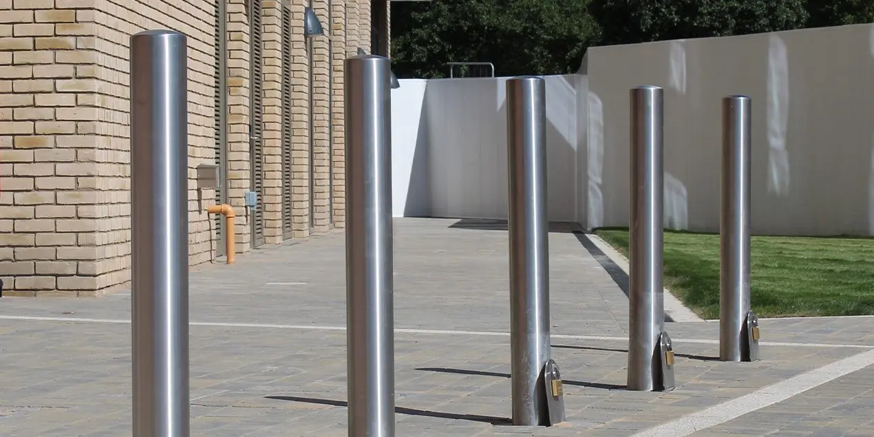 Image of generic steel bollards